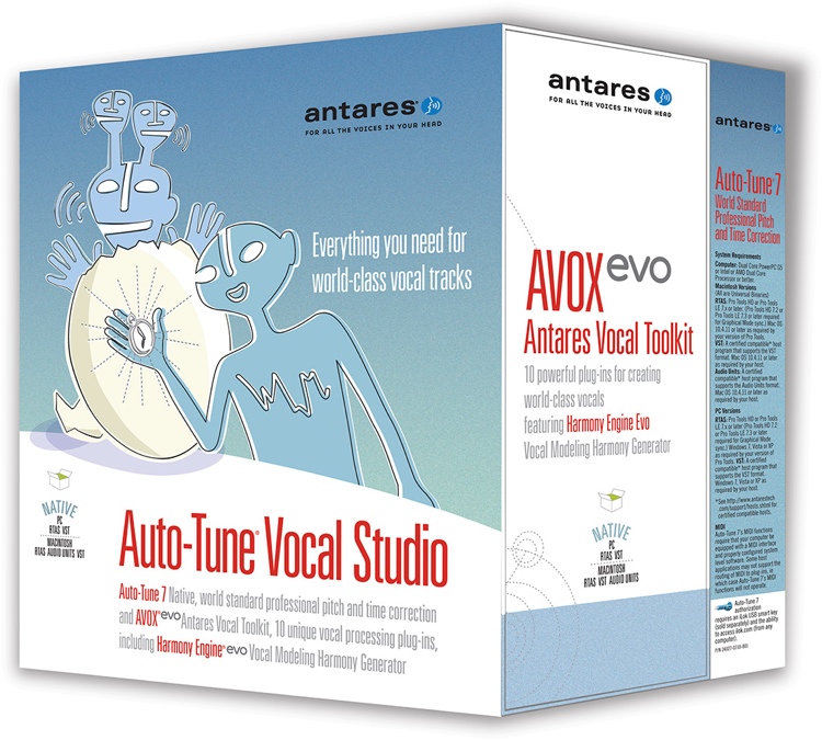 Antares auto-tune and vocals processing website. free
